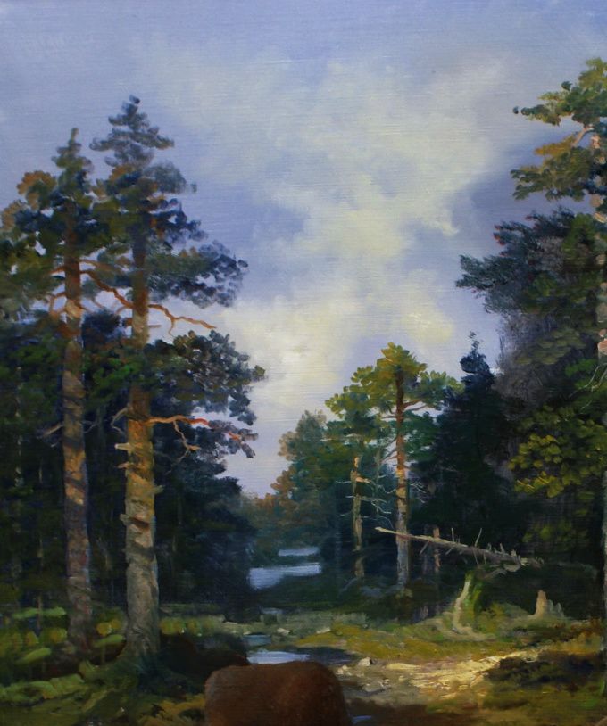 Elg i skogen.